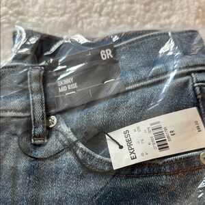 Express Skinny Mid Rise Jeans